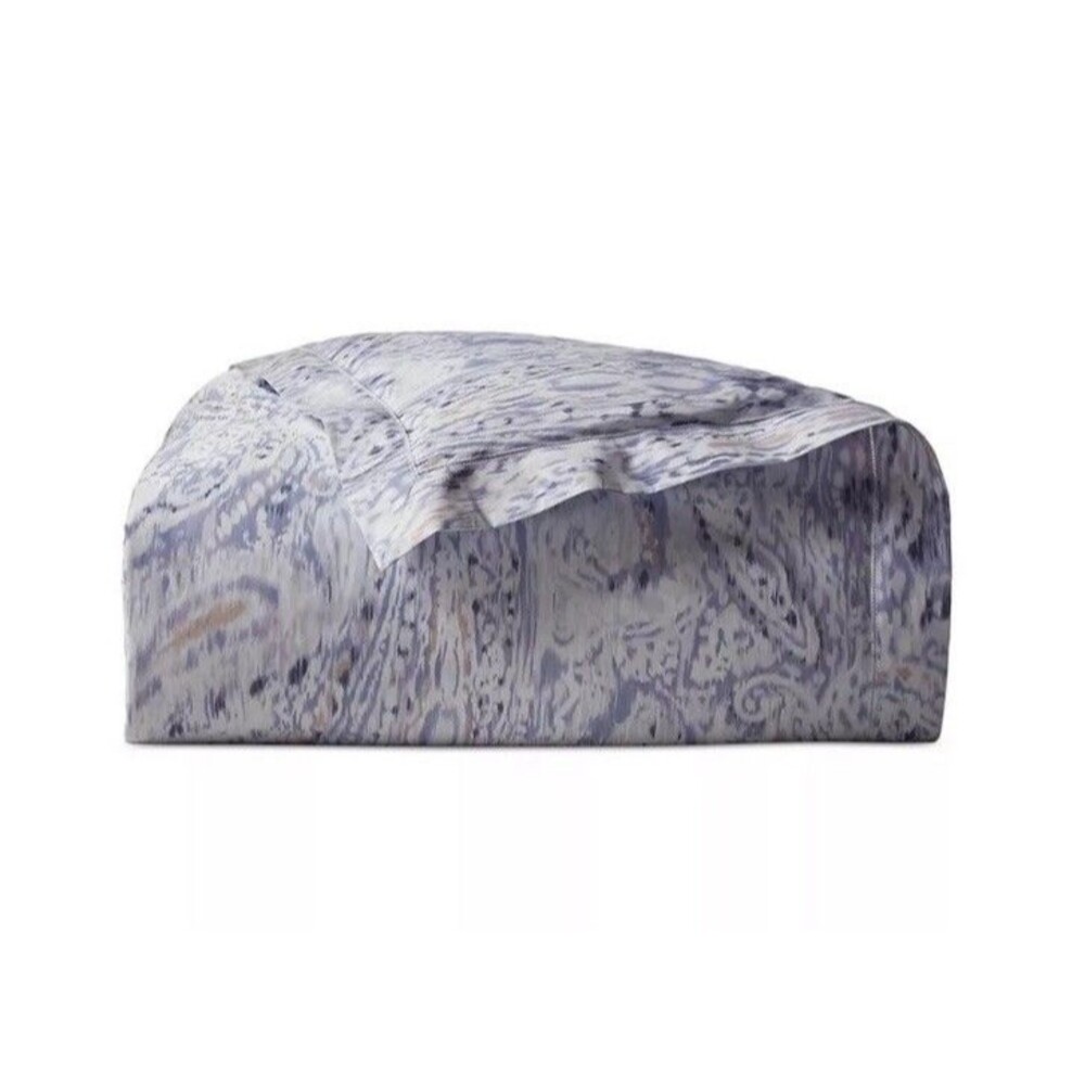 Ralph Lauren Duvet Cover FULL/QUEEN Lorelai Cotton Sateen Periwinkle $430